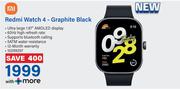 Mi Redmi Watch 4 Graphite Black