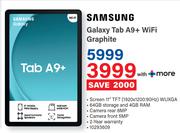 Samsung Galaxy Tab A9+ WiFi Graphite