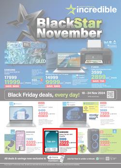 Incredible : Black Star November (18 November - 24 November 2024), page 1
