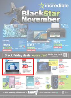 Incredible : Black Star November (18 November - 24 November 2024), page 1