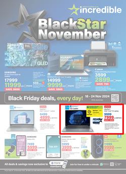 Incredible : Black Star November (18 November - 24 November 2024), page 1