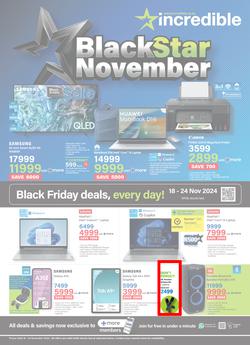 Incredible : Black Star November (18 November - 24 November 2024), page 1