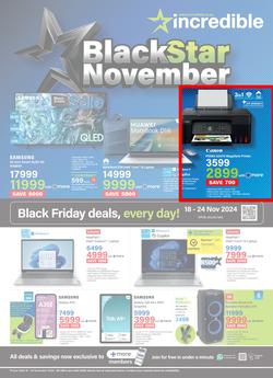 Incredible : Black Star November (18 November - 24 November 2024), page 1