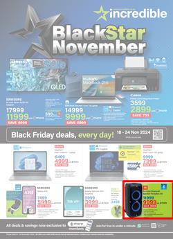 Incredible : Black Star November (18 November - 24 November 2024), page 1
