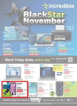 Incredible : Black Star November (18 November - 24 November 2024), page 1