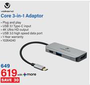 Volkano Core 3 In 1 Adaptor