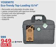 Yosemite Eco Trendy Top Loading 13/14"