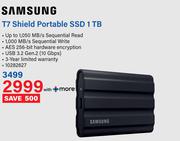 Samsung T7 Shield Portable SSD 1TB
