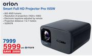 Orion Smart Full HD Projector Pro 15SW