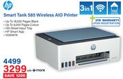 HP Smart Tank 585 Wireless AIO Printer