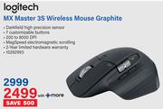 Logitech MX Master 3S Wireless Mouse Graphite