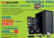 Builder Scout Windows 11 Gaming PC-On A 5GB Data Price Plan