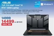 Asus TUF F15 Intel Core i5 RTX 3050 Laptop