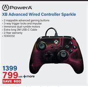 Power A XB Advanced Wired Controller Sparkle