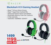 Razer Black Shark V2 X Gaming Headset-Each