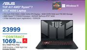 Asus TUF A17 AMD Ryzen 7 RTX 4050 Laptop