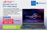 ROG G16 Intel Core i9 RTX 4060 Laptop