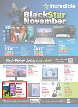 Incredible : Black Star November (25 November - 02 December 2024), page 1