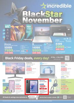 Incredible : Black Star November (25 November - 02 December 2024), page 1