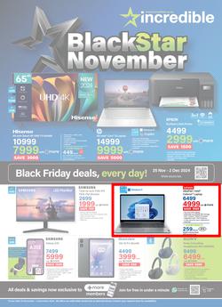 Incredible : Black Star November (25 November - 02 December 2024), page 1