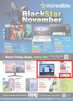 Incredible : Black Star November (25 November - 02 December 2024), page 1