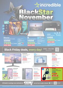 Incredible : Black Star November (25 November - 02 December 2024), page 1