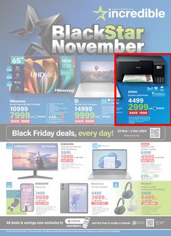 Incredible : Black Star November (25 November - 02 December 2024), page 1