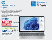 HP 15s Intel® Core™ i7 Laptop 10299335-Mobile Internet Gold