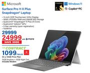 Microsoft Surface Pro 11 X Plus Snapdragon® Laptop 10299704-On A 10GB Price Plan