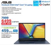 Asus Vivobook X1504 Inetl® Core™ i3 Laptop 10299139