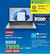 Lenovo Ideapad 1 Intel® Core™i5 Laptop 10299596