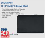 Eco Smart 13-14" Multi Fit Sleeve Black