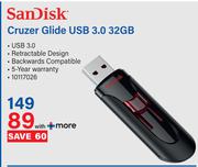 Sandisk Cruzer Glide USB 3.0 64GB