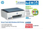 HP Smart Tank 585 Wireless AiO Printer