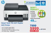 HP Smart Tank 750 DF Duplex AiO Printer