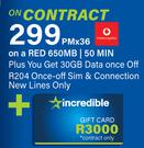 Samsung Galaxy A06-On A Red 650MB