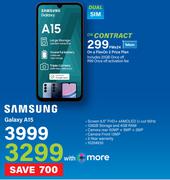 Samsung Galaxy A15-On A Flex On 2 Price Plan