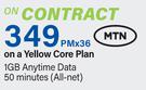 Mi Redmi Note 13 Pro-On A Yellow Core Plan