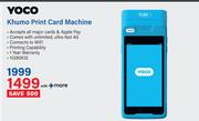 Yoco Khumo Print Card Machine
