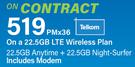 Toshiba 75" UHD Smart TV 75C350MN-On A22.5GB LTE Wireless Plan
