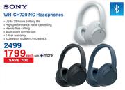 Sony WH-CH720 NC Headphones-Each
