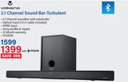Volkano 2.1 Channel Sound Bar Turbulent