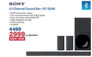 Sony 5.1 Channel Sound Bar HT-S20R