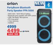 Orion Party Boom Bluetooth Party Speaker PPA 5000