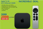 Apple TV 4K WiFi Ethernet 128GB