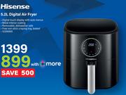 Hisense 5.2Ltr Digital Air Fryer 10296895