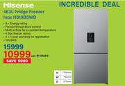 Hisense 463Ltr Fridge Freezer Inox H610BSWD