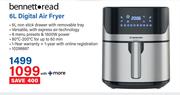 Bennett Read 6Ltr Digital Air Fryer 10298887