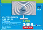 Dell Technologies S2725H FHD IPS 27" Monitor