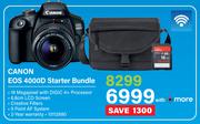 Canon EOS 4000D Starter Bundle